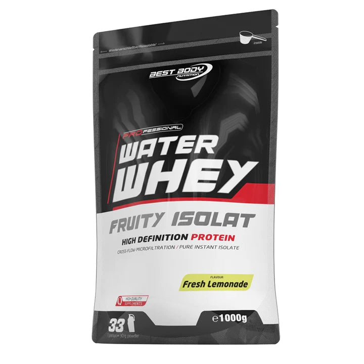 PROFESSIONAL WATER WHEY FRUITY ISOLAT - 1000 G ZIPP-BEUTEL