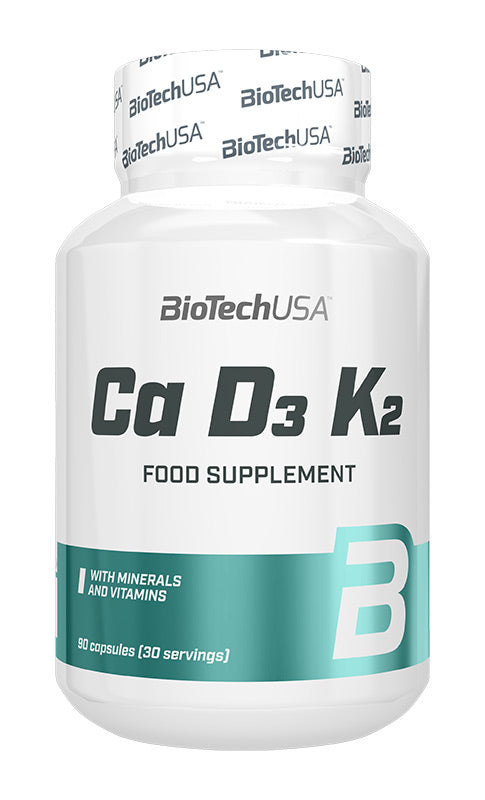 BioTech USA Ca D3 K2 - 90 Kapseln