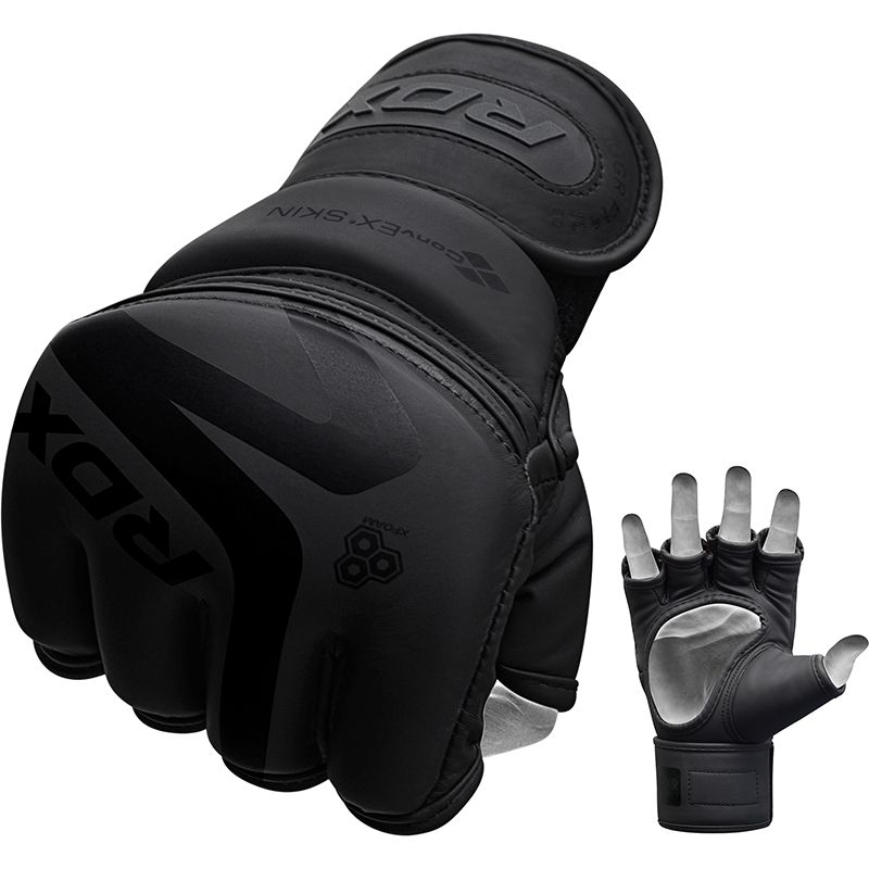 RDX F15 NOIR SCHWARZ MMA HANDSCHUHE