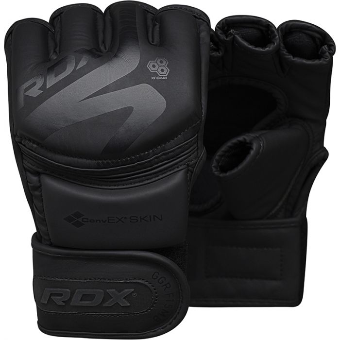 RDX F15 NOIR SCHWARZ MMA HANDSCHUHE