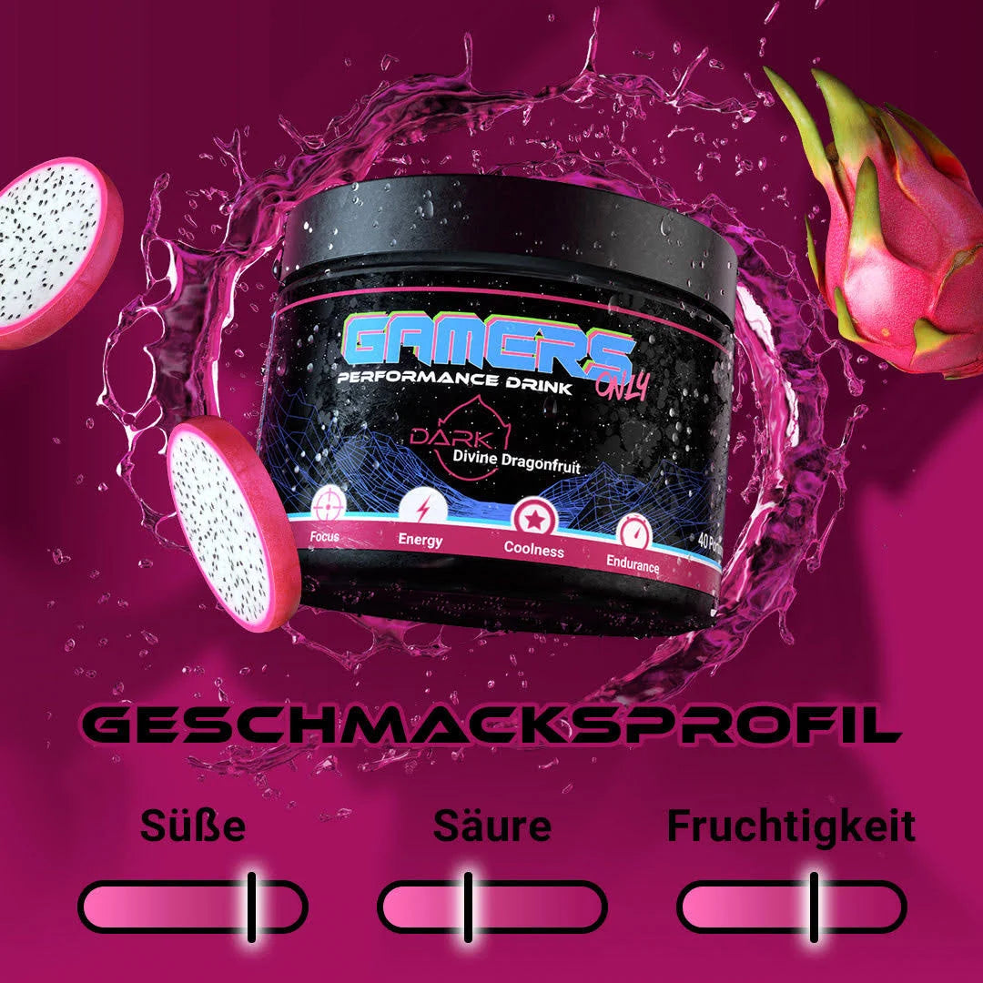 Gamers ONLY Performance Drink Dark Divine Dragonfruit