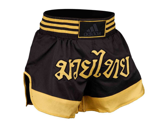 ADIDAS Muay Thai Shorts | schwarz/gold