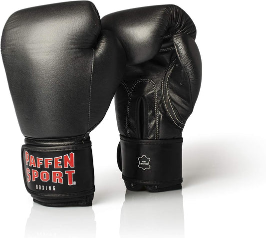 Paffen Sport KIBO Fight Echtleder-Box- und Kampfsporthandschuhe für das Training und Sparring im Boxen, Kickboxen, Muay Thai und ähnlichen Kampfsportarten