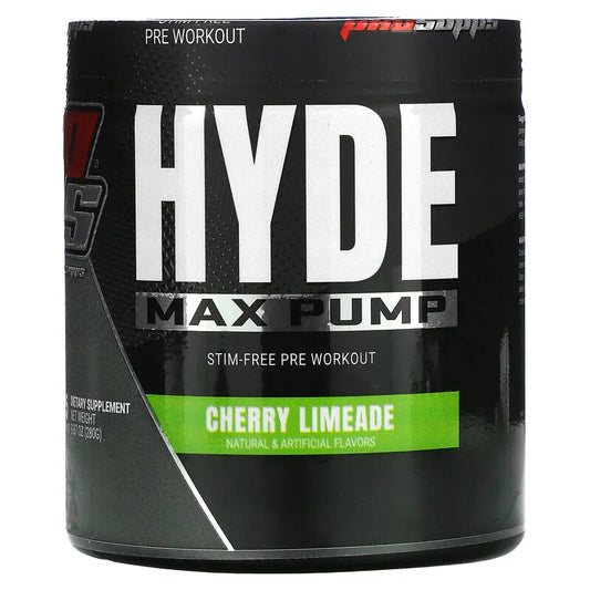 ProSupps, Hyde Max Pump Stim-Free Pre Workout