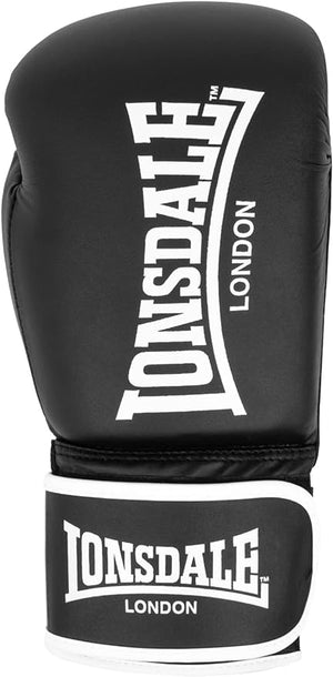 Gants De Boxe Lonsdale Ashdon - Similicuir Renforcé, Rembourrage épais, Fermeture Velcro - Pour Entraînement, Sac De Frappe